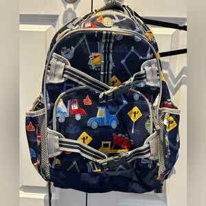 Pottery Barn Kids Construction Vehicle backpack. Very good condition.